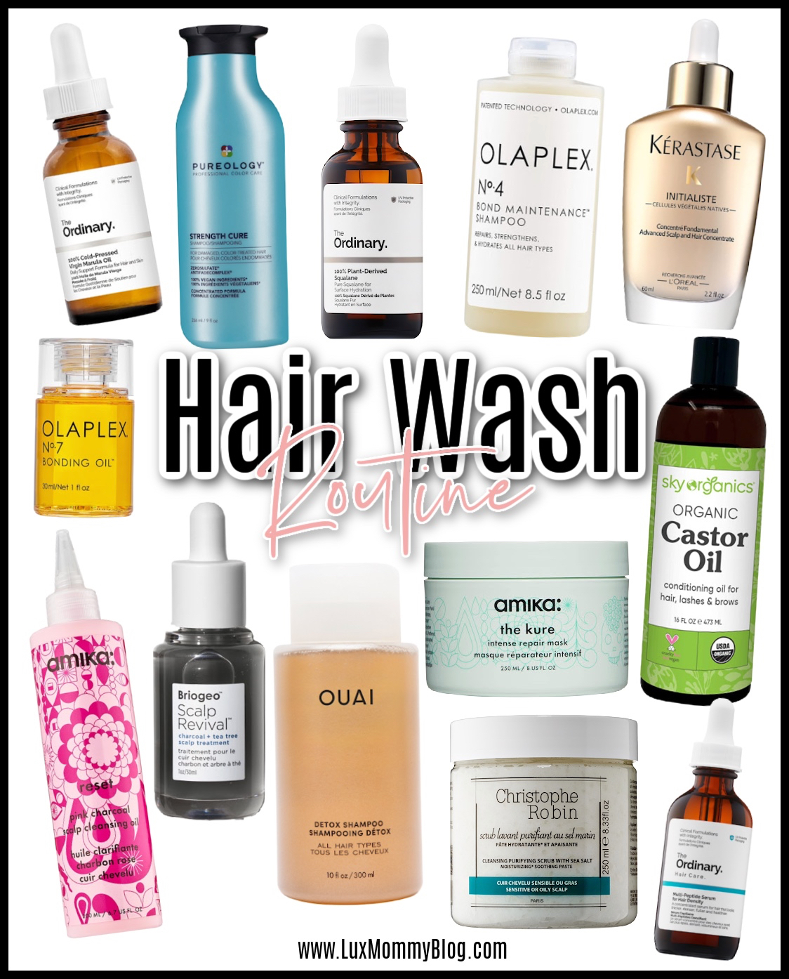 hair wash routine